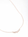 Gold Curve Bar Necklace