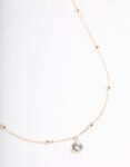 Rose Gold Satelite Chain Necklace